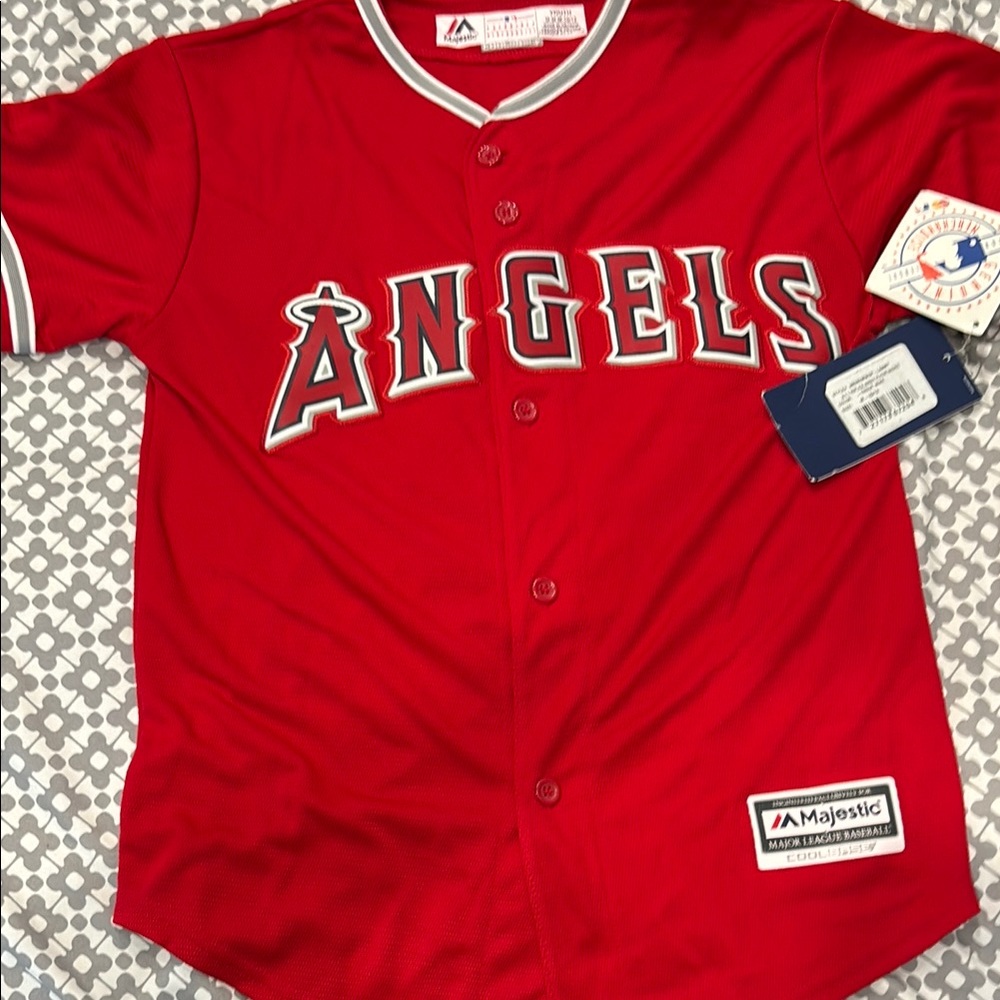 Majestic Angels Red Team Jersey